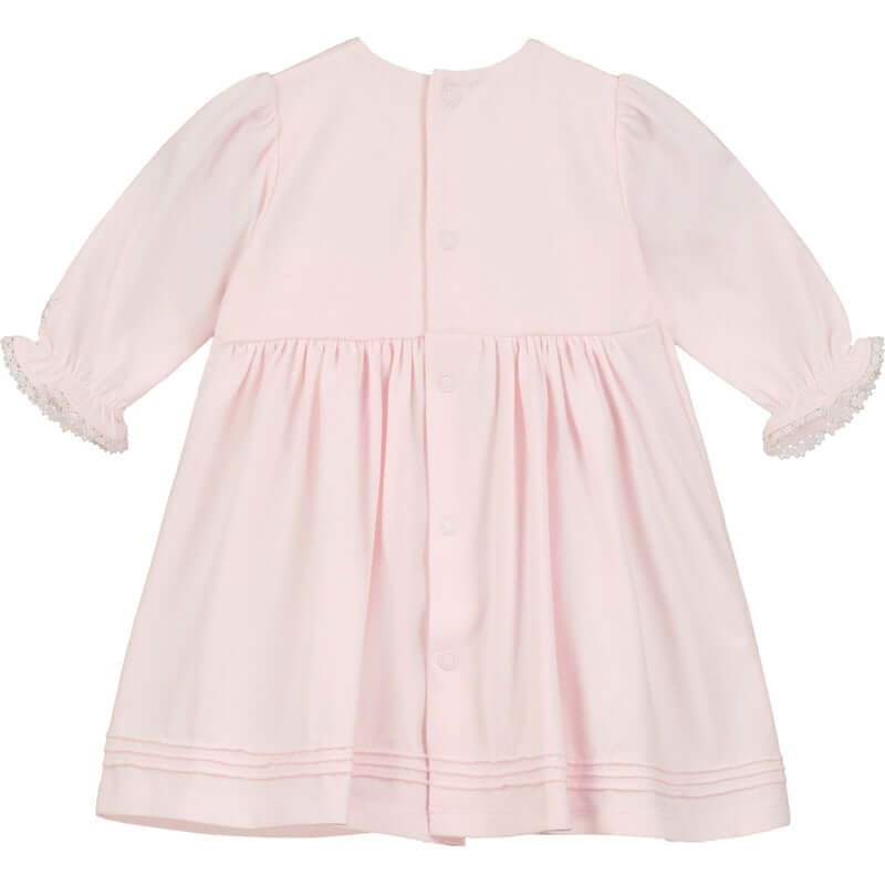 Emile Et Rose Baby Girls Pink Elsa Dress & Tights Emile Et Rose Baby Girls Pink Elsa Dress & Tights