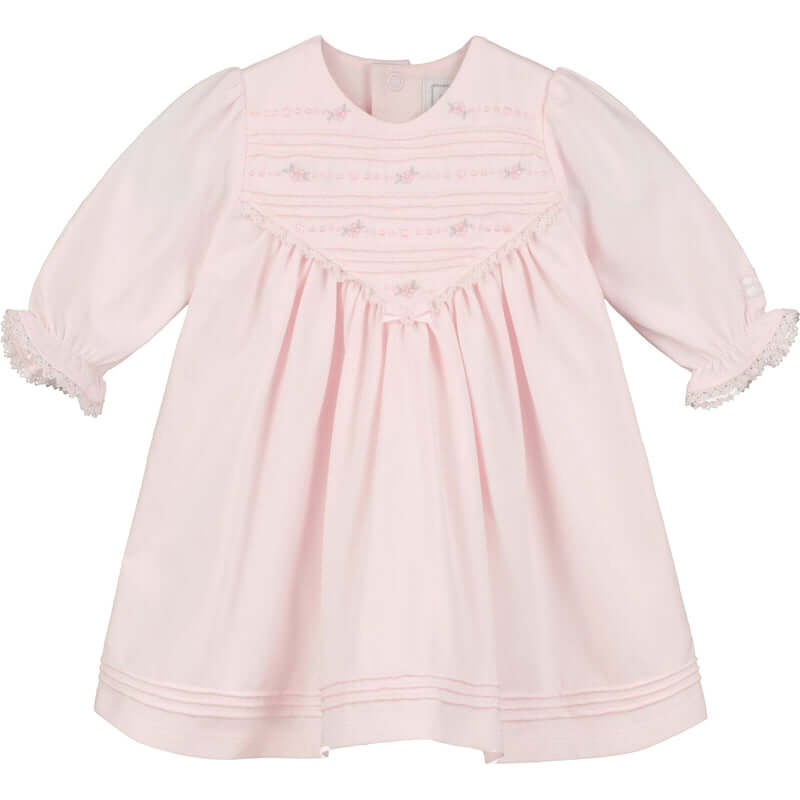 Emile Et Rose Baby Girls Pink Elsa Dress & Tights Emile Et Rose Baby Girls Pink Elsa Dress & Tights
