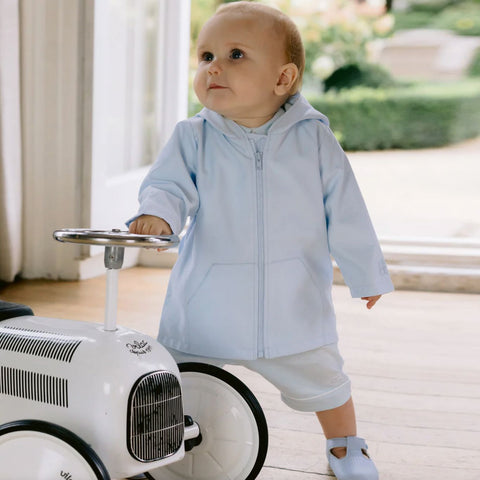 Emile Et Rose Boys Blue Frasier Hooded Jacket Emile Et Rose Boys Blue Frasier Hooded Jacket