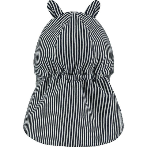 Emile Et Rose Boys Navy Striped Hat Emile Et Rose Boys Navy Striped Hat