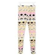 Emilio Pucci Girls Pink Pattern Leggings Emilio Pucci Girls Pink Pattern Leggings