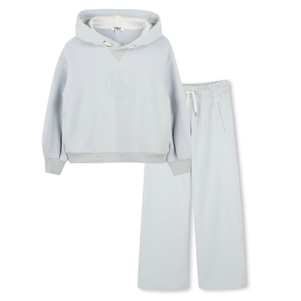 Chloe Girls Pale Blue Tracksuit Chloe Girls Pale Blue Tracksuit