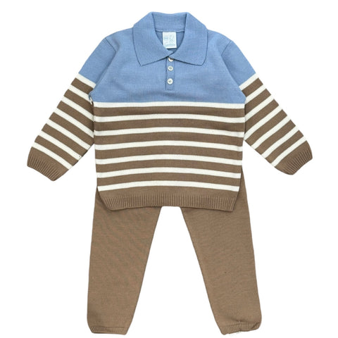 Granlei Boys Brown Knit Set Granlei Boys Brown Knit Set