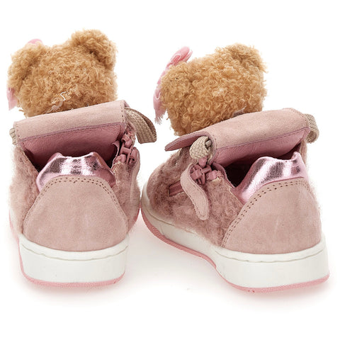 Monnalisa Baby Girls Pink Teddy Trainer Monnalisa Baby Girls Pink Teddy Trainer