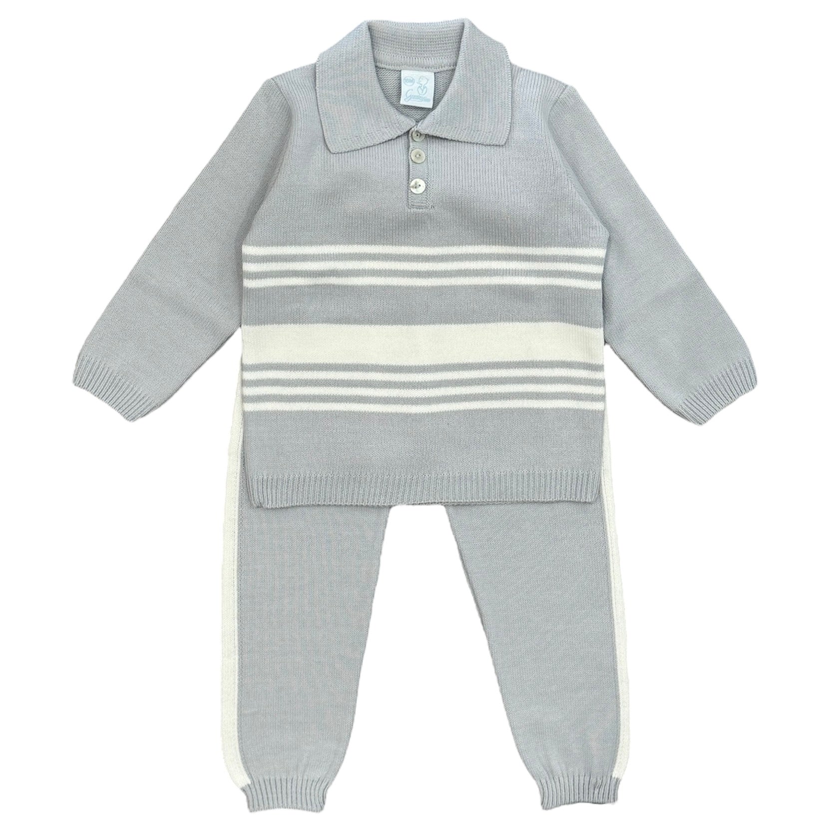 Granlei Boys Grey Knit Set Granlei Boys Grey Knit Set