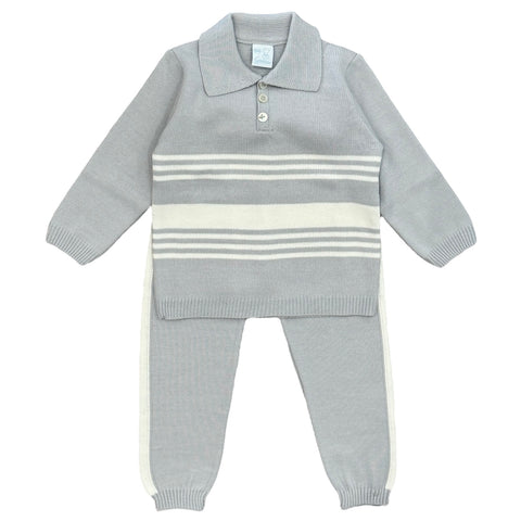 Granlei Boys Grey Knit Set Granlei Boys Grey Knit Set