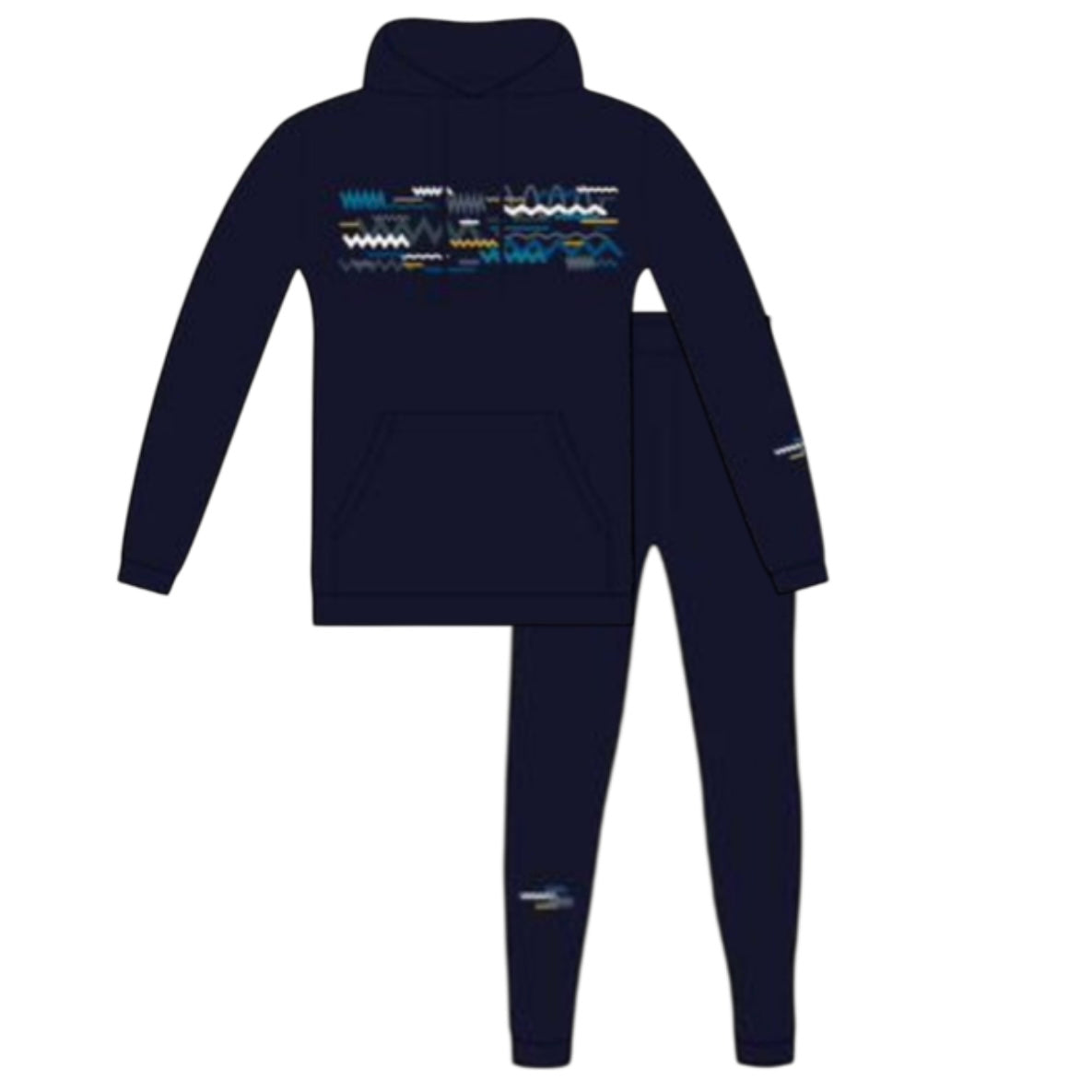 Moda Bandidos Boys Navy Zig Zag Tracksuit Moda Bandidos Boys Navy Zig Zag Tracksuit