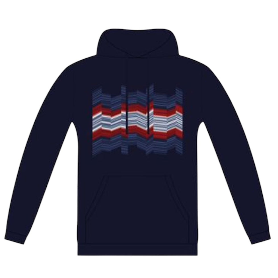 Moda Bandidos Boys Navy Wave Hoodie Moda Bandidos Boys Navy Wave Hoodie