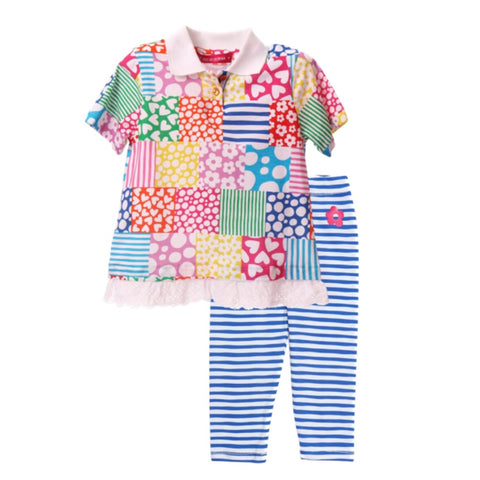 Agatha Ruiz De La Prada Girls Multicoloured Legging Set Agatha Ruiz De La Prada Girls Multicoloured Legging Set
