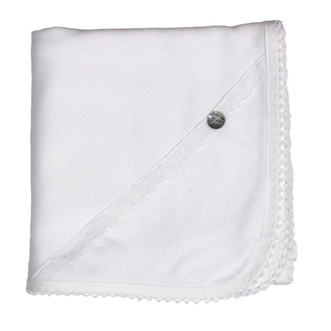 Baby Gi Baby Girls White Lace Blanket Baby Gi Baby Girls White Lace Blanket