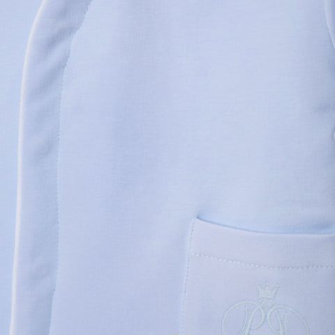 Patachou Baby Boys Blue Hooded Jacket Patachou Baby Boys Blue Hooded Jacket