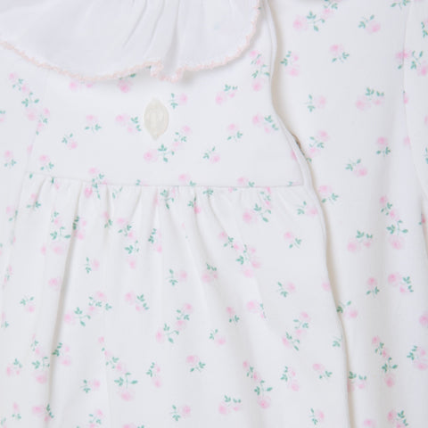 Patachou Baby Girls White Ditsy Babygrow Patachou Baby Girls White Ditsy Babygrow