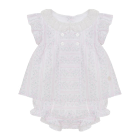 Patachou Baby Girls White Ditsy Short Set Patachou Baby Girls White Ditsy Short Set