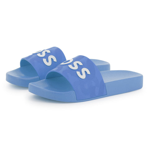Boss Boys Blue Logo Slides Boss Boys Blue Logo Slides
