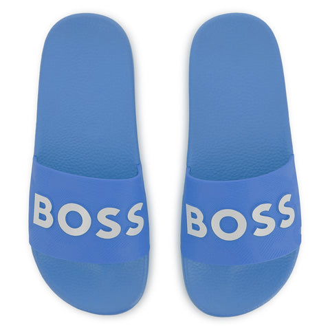 Boss Boys Blue Logo Slides Boss Boys Blue Logo Slides