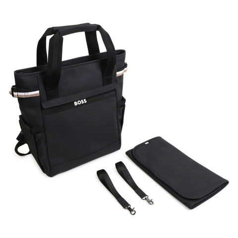 Boss Unisex Black Backpack Changing Bag Boss Unisex Black Backpack Changing Bag