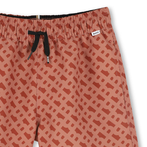 Boss Boys Orange Swim Shorts Boss Boys Orange Swim Shorts