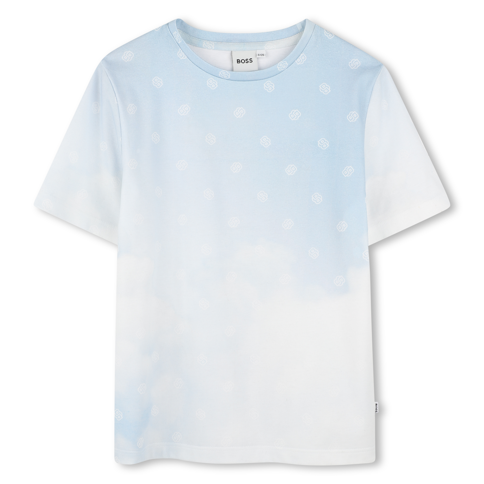 Boss Boys Blue Cloud T-Shirt Boss Boys Blue Cloud T-Shirt