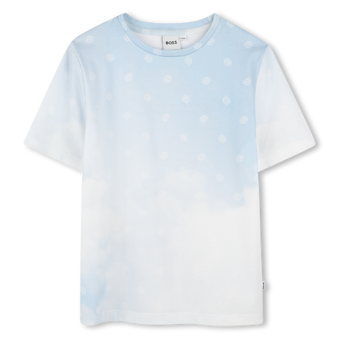 Boss Boys Blue Cloud T-Shirt Boss Boys Blue Cloud T-Shirt