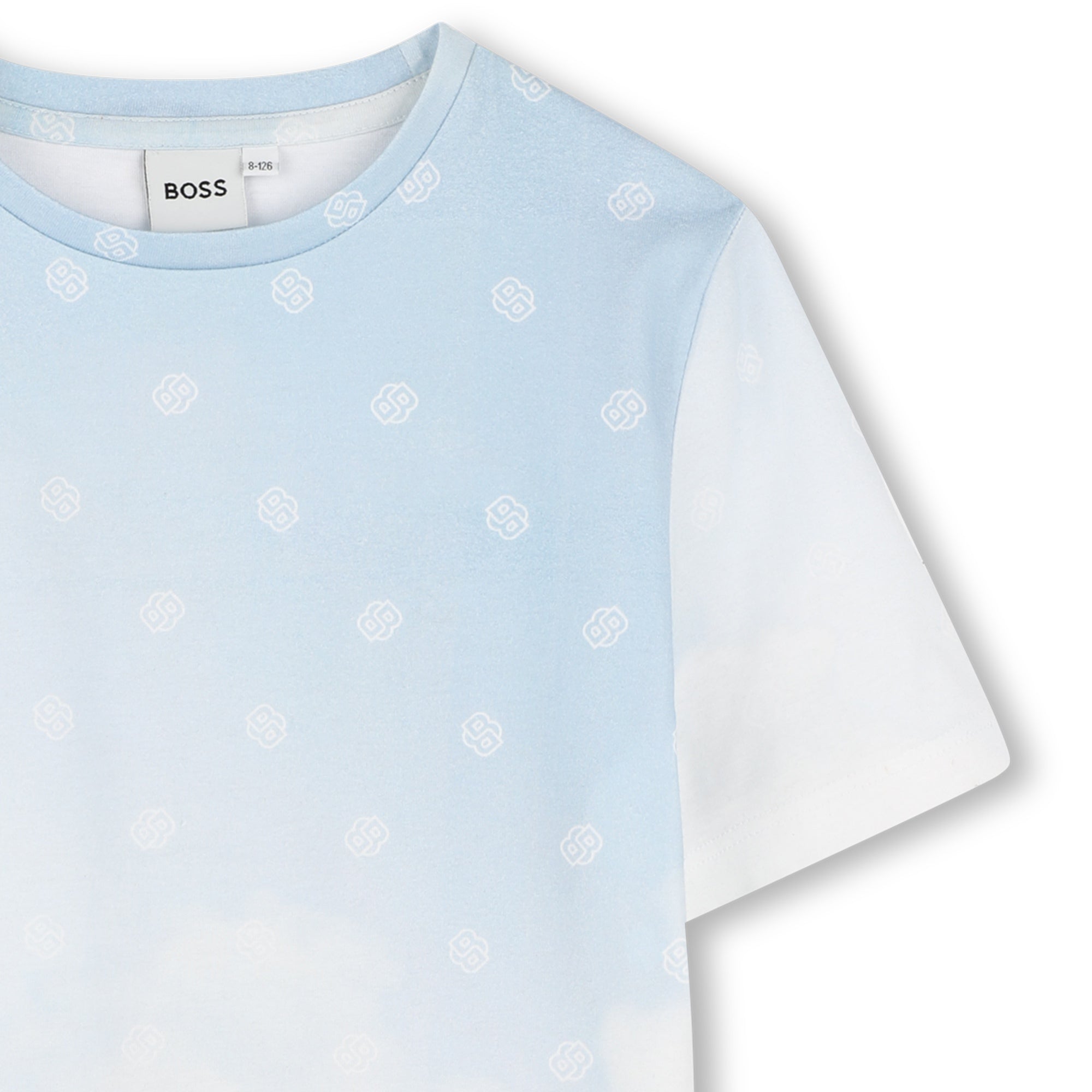 Boss Boys Blue Cloud T-Shirt Boss Boys Blue Cloud T-Shirt