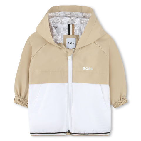Boss Baby Boys Stone Hooded Windbreaker Boss Baby Boys Stone Hooded Windbreaker