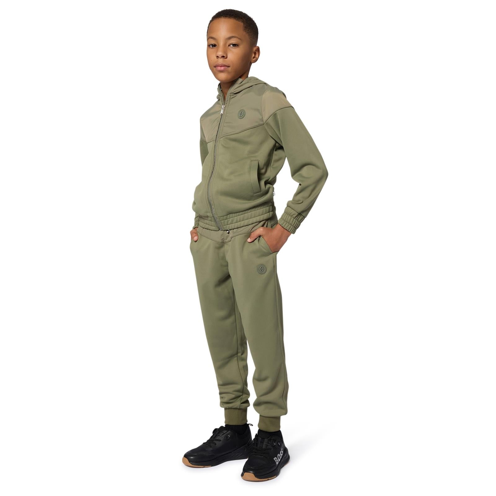Boss Boys Khaki Jogging Bottoms Boss Boys Khaki Jogging Bottoms