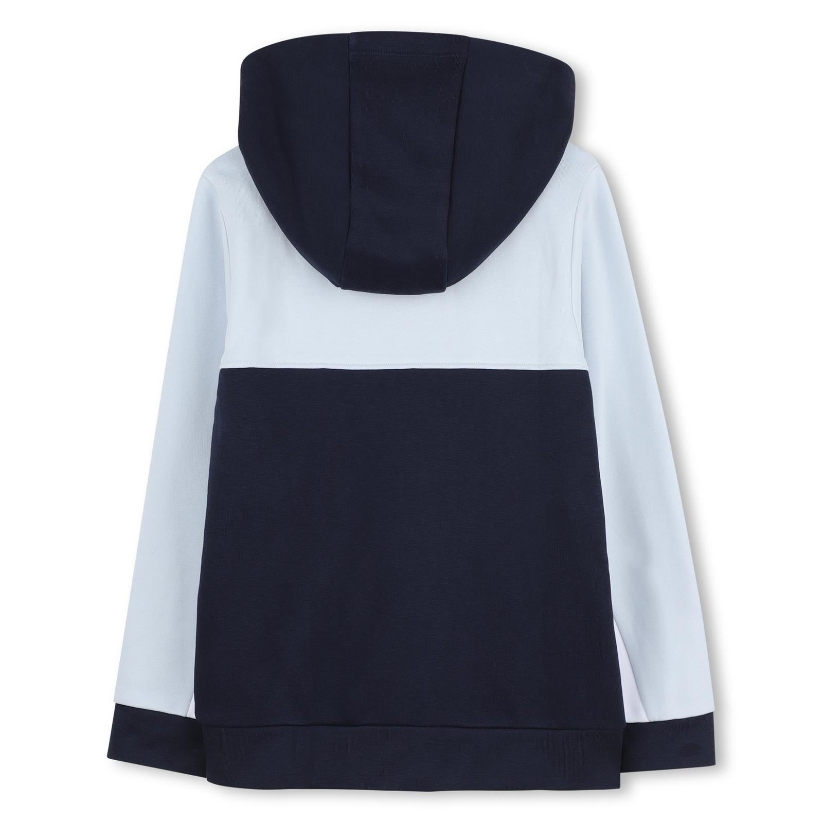 Boss Boys Blue Hooded Cardigan Boss Boys Blue Hooded Cardigan