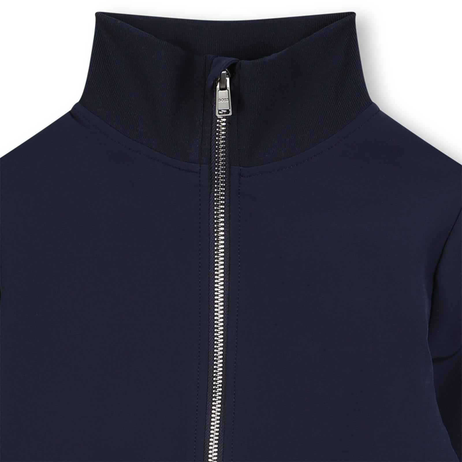 Boss Boys Navy Cardigan Boss Boys Navy Cardigan