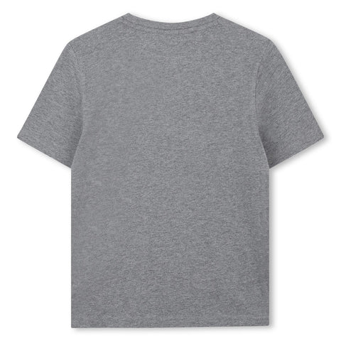 Boss Boys Grey Logo T-Shirt Boss Boys Grey Logo T-Shirt