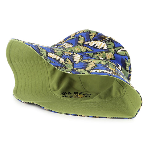 Kenzo Kids Boys Blue Reversible Bucket Hat Kenzo Kids Boys Blue Reversible Bucket Hat
