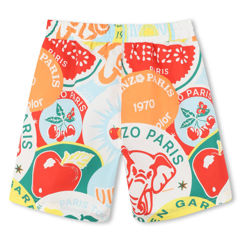 Kenzo Kids Boys Multicoloured Swimming Short Kenzo Kids Boys Multicoloured Swimming Short