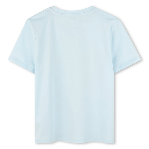 Kenzo Kids Boys Pale Blue Elephant T-Shirt Kenzo Kids Boys Pale Blue Elephant T-Shirt