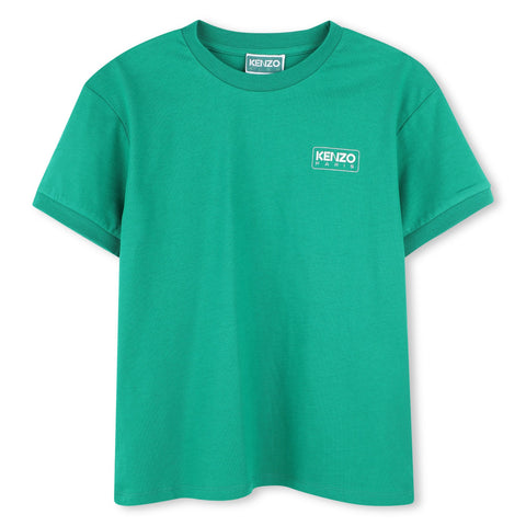 Kenzo Kids Boys Green Short Sleeve T-Shirt Kenzo Kids Boys Green Short Sleeve T-Shirt