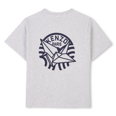 Kenzo Kids Boys Grey Short Sleeve T-Shirt Kenzo Kids Boys Grey Short Sleeve T-Shirt