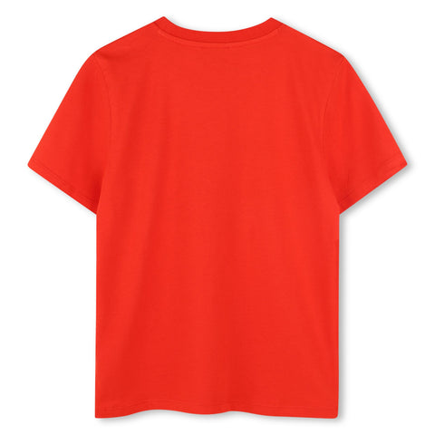Kenzo Kids Boys Red Bird T-Shirt Kenzo Kids Boys Red Bird T-Shirt