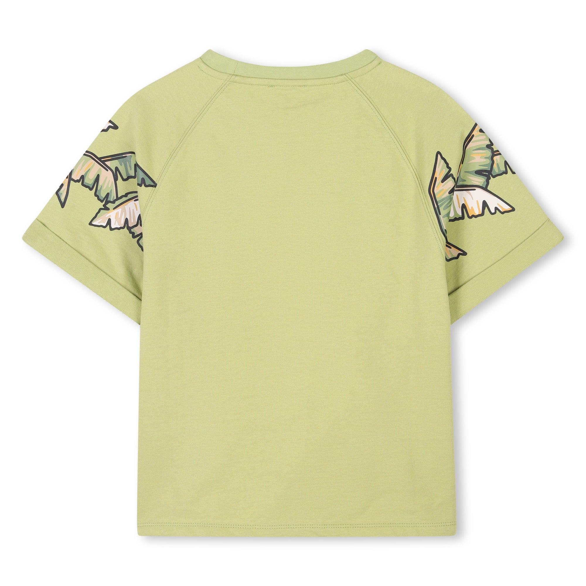 Kenzo Kids Boys Green Jungle T-Shirt Kenzo Kids Boys Green Jungle T-Shirt