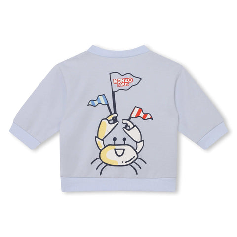 Kenzo Kids Baby Boys Blue Crab Tracksuit Kenzo Kids Baby Boys Blue Crab Tracksuit