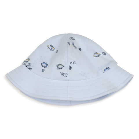 Kenzo Kids Baby Boys Blue Sea Life Shorts & Hat Set Kenzo Kids Baby Boys Blue Sea Life Shorts & Hat Set