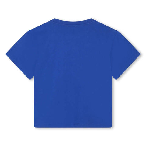 Kenzo Kids Boys Blue 'JUNGLE GAME' Short Sleeve T-Shirt Kenzo Kids Boys Blue 'JUNGLE GAME' Short Sleeve T-Shirt