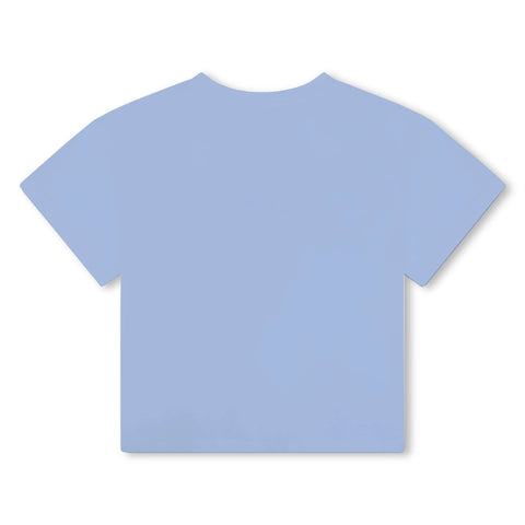 Kenzo Kids Boys Blue Kenzo Paris Logo T-Shirt Kenzo Kids Boys Blue Kenzo Paris Logo T-Shirt