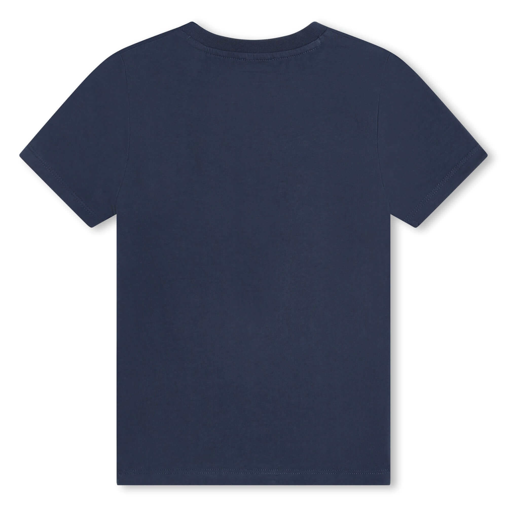 Kenzo Kids Boys Navy Elephant Print T-Shirt Kenzo Kids Boys Navy Elephant Print T-Shirt