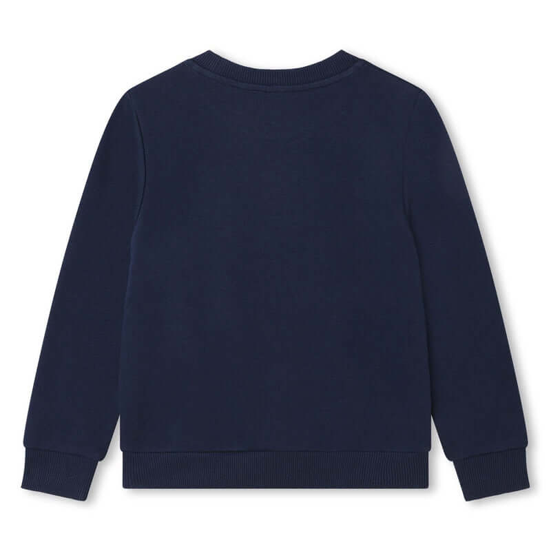 Kenzo Kids Boys Navy Logo Sweatshirt Kenzo Kids Boys Navy Logo Sweatshirt
