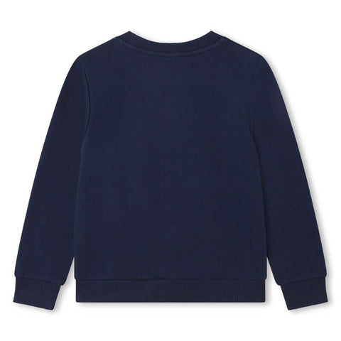 Kenzo Kids Boys Navy Logo Sweatshirt Kenzo Kids Boys Navy Logo Sweatshirt