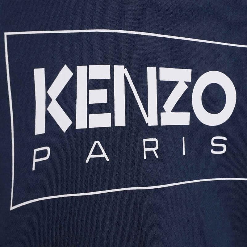 Kenzo Kids Boys Navy Logo Sweatshirt Kenzo Kids Boys Navy Logo Sweatshirt