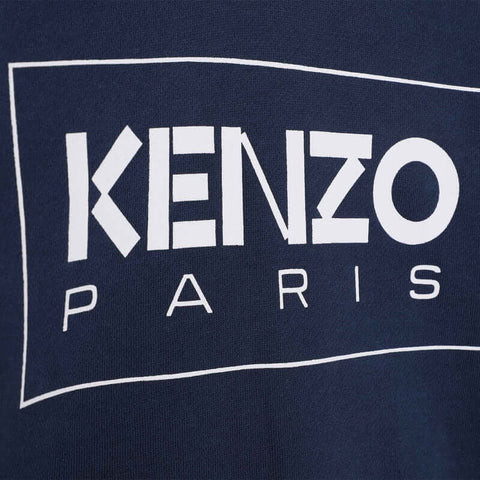 Kenzo Kids Boys Navy Logo Sweatshirt Kenzo Kids Boys Navy Logo Sweatshirt