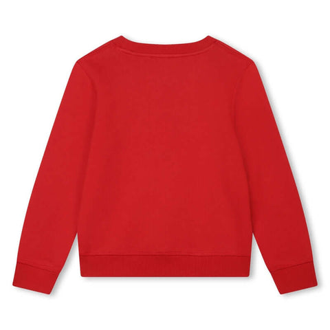 Kenzo Kids Boys Red 'JUNGLE GAME' Elephant Sweatshirt Kenzo Kids Boys Red 'JUNGLE GAME' Elephant Sweatshirt