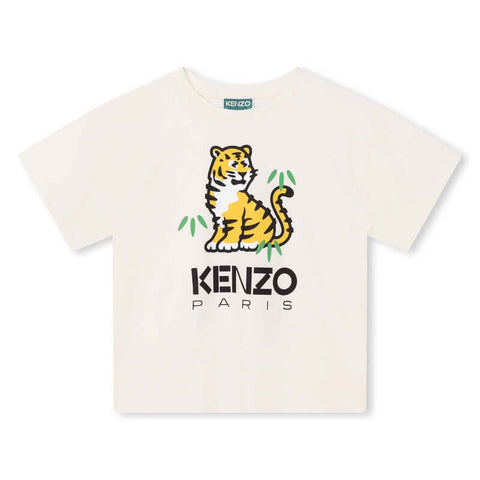 Kenzo Kids Boys Tiger 'TOKYO PARIS' Short Sleeve T-Shirt Kenzo Kids Boys Tiger 'TOKYO PARIS' Short Sleeve T-Shirt