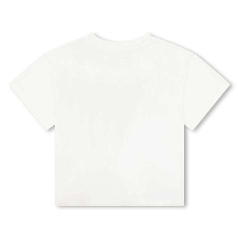 Kenzo Kids Boys White Kenzo Paris Logo T-Shirt Kenzo Kids Boys White Kenzo Paris Logo T-Shirt