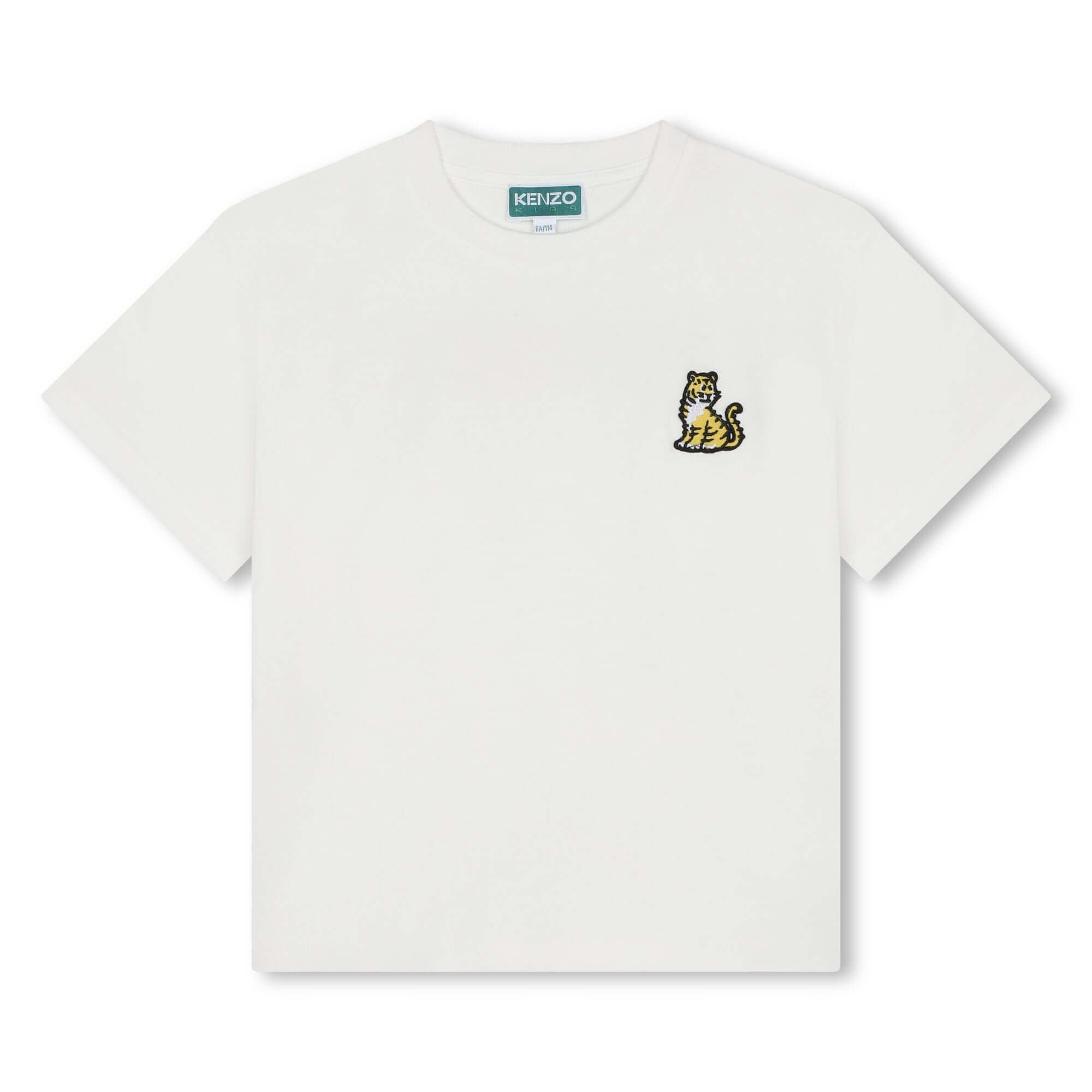 Kenzo Kids Boys White Kotora T-Shirt Kenzo Kids Boys White Kotora T-Shirt