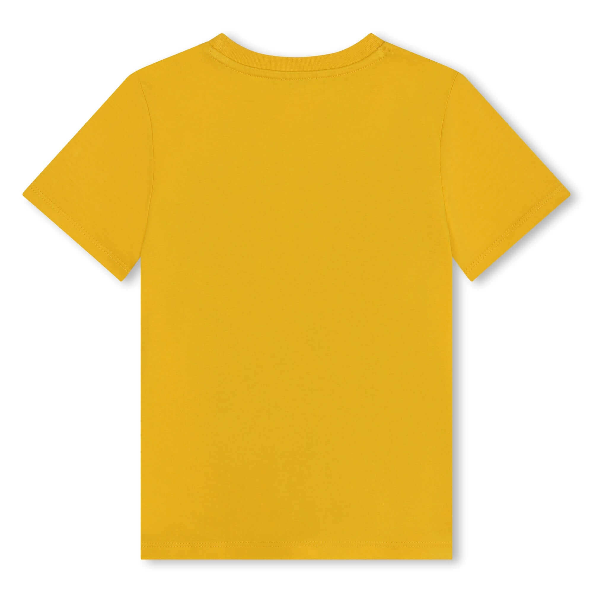 Kenzo Kids Boys Yellow Elephant Print T-Shirt Kenzo Kids Boys Yellow Elephant Print T-Shirt
